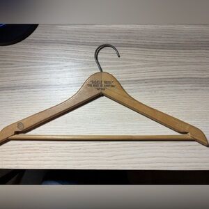 Vintage Wooden Hanger with LaSalle Hotel Inscription
